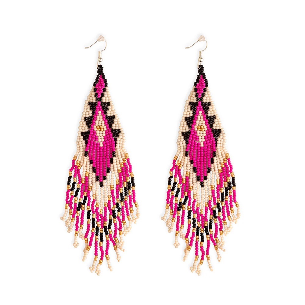 LEH-ONAKI BEADED EARRINGS
